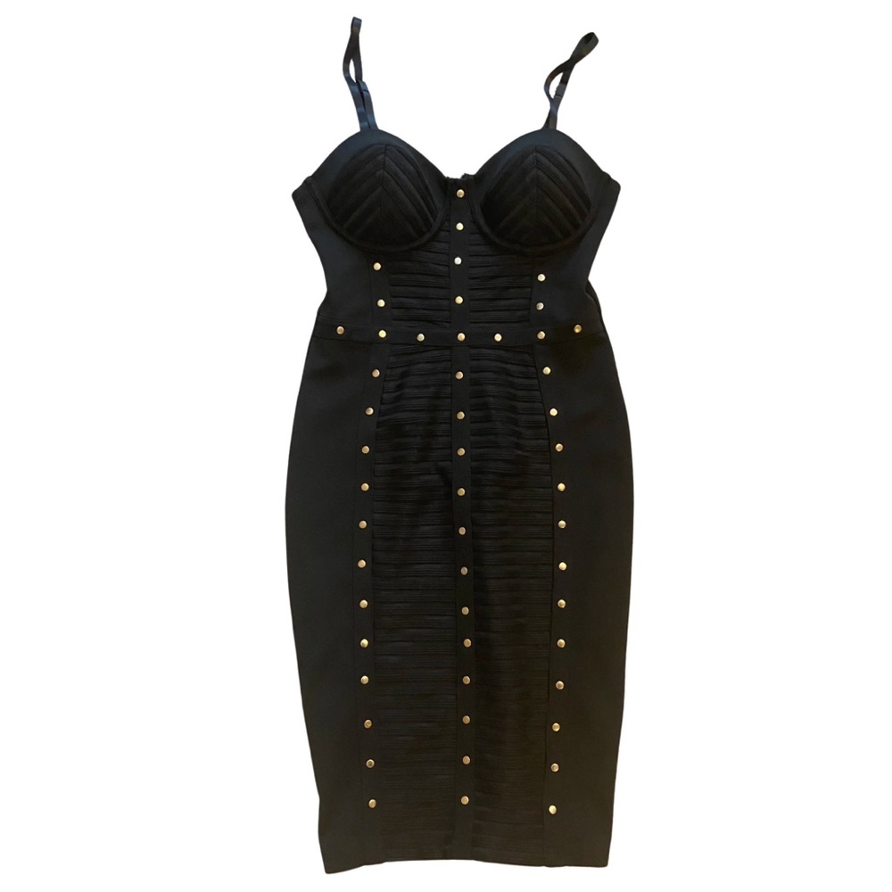 Spaghetti strap black dress